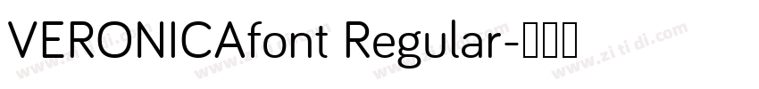 VERONICAfont Regular字体转换